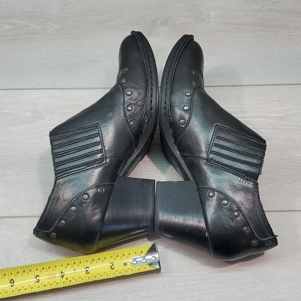 Born Women Tour Ankle Leather Moto boho Wester  Boots shoes sz 7.5